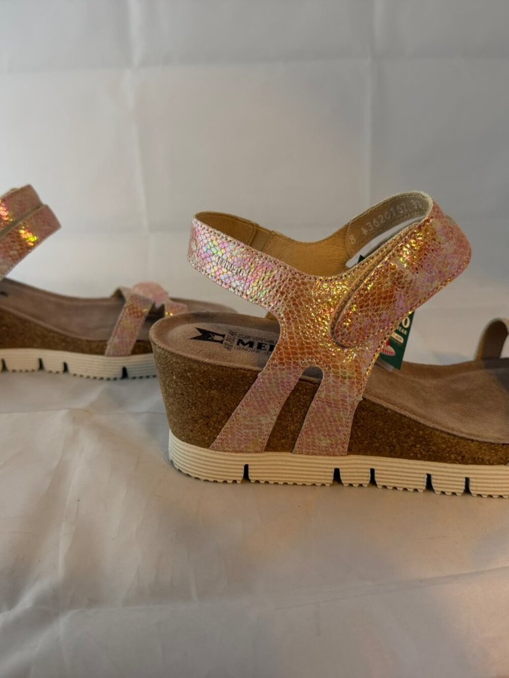 Mephisto  Women's Emelia Sandal - Rosewood Leather  Women Sizes    NIB - Picture 5 of 9